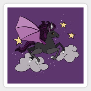 Flying Halloween Pegasus Sticker